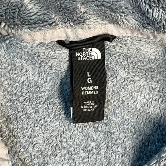 The North Face Women's Large Gray Pink Cancer Awareness Fleece Jacket Zip - Picture 3 of 11